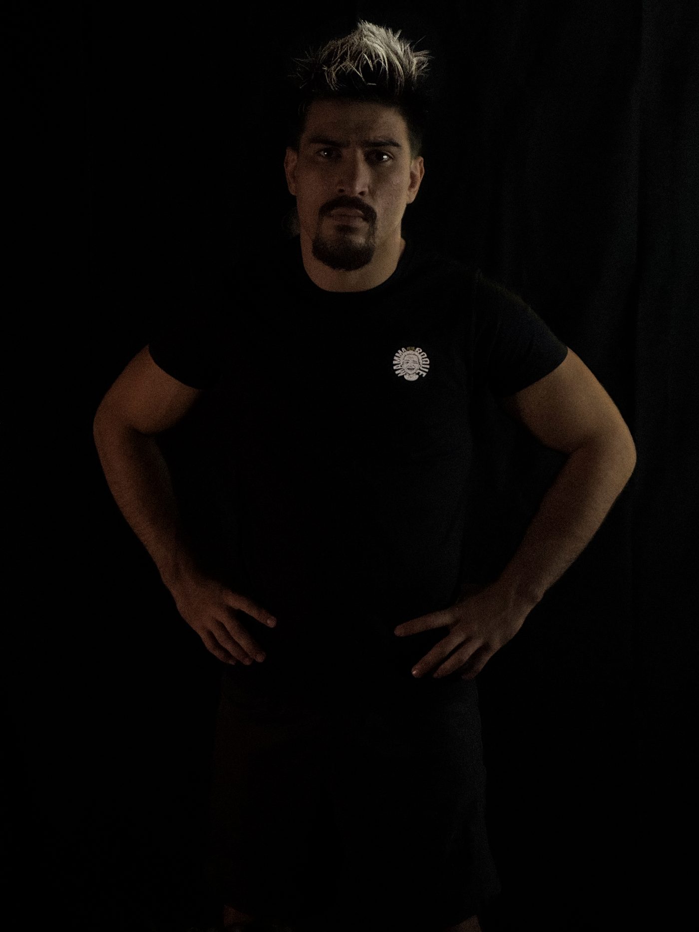 Comics tee — the emblem on the chest